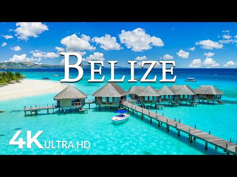FLYING OVER BELIZE (4K UHD) – Soothing Music Along With Beautiful Nature Video - 4K Video UHD #5