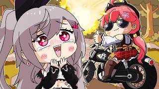 【手描き】配信外のエリートヒーローに救われるリオナ【響咲リオナ/さくらみこ/ホロライブ切り抜き漫画】