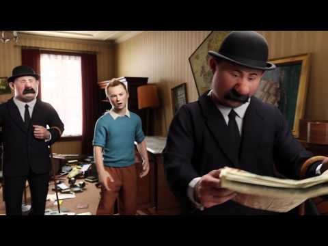 Les aventures de Tintin : Le secret de la Licorne - Extrait "Newspaper clue" VF