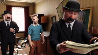 Les aventures de Tintin : Le secret de la Licorne - Extrait "Newspaper clue" VF