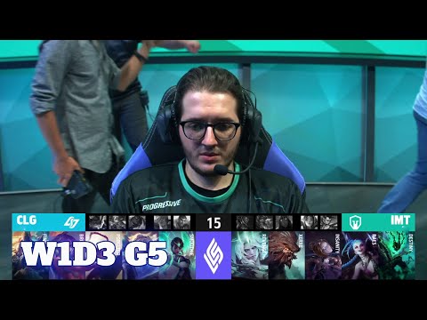 CLG vs Immortals | Week 1 Day 3 S11 LCS Summer 2021 | CLG vs IMT W1D3 Full Game