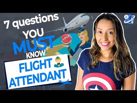 フライトアテンダントに聞くべき7つのMUST KNOW Q&A - 空港での英語 (7 MUST Know Questions To Ask The Flight Attendant - English at the Airport)