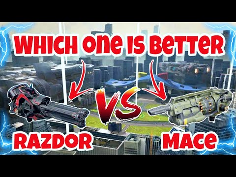 [WR]🔥 Razdor VS Mace Weapon Comparison in |War Robots|