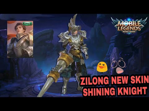 New Zilong Skin Shining Knight First Look see Mobile Legends Bang Bang.