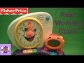 2009 Fisher Price Fun 2 Learn Teaching Clock Learning Toy