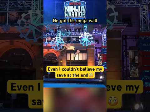 INSANE SAVE ON NINJA WARRIOR #shorts #youtubeshorts