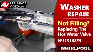 Washer: Hot Water Valve Not Filling - Diagnostic & Repair by Factory Technician