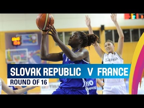 Slovak Republic v France - Round of 16 - 2014 FIBA U17 World Championship for women