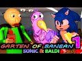 GARTEN OF BANBAN 1 Vs SONIC BALDI Roblox Minecraft Animation CHALLENGE Ft Opila Bird Jumbo Josh