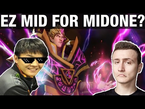 EPIC MID 9k BATTLE - MidOne 9,1k  Invoker VS Miracle- 9,3k Templar Assassin - Dota 2