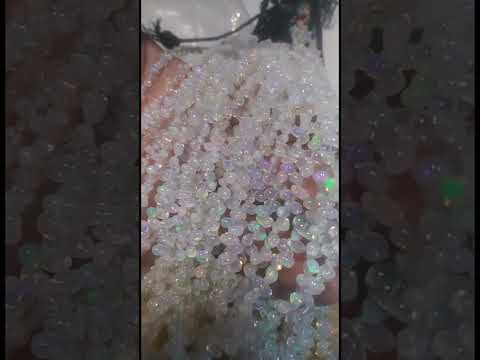 Gemstone multicolor ethiopian opal beads