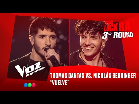 Thomas Dantas vs. Nicolás Behringer - “Vuelve” - Team Luck Ra - Round 3 - The Voice Argentina 2025
