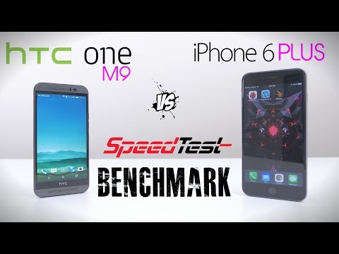 HTC ONE M9 vs iPhone 6 Plus - Speed Test + Benchmarks