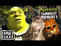 All Time Funniest Scenes In Shrek Shrek 2 And Shrek The Third Family Flicks