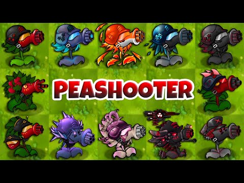 PVZ Fusion 2.8 Challenge - All Peashooter Plants Fusion Vs Obsidian Gargantuar - Who Will Win?
