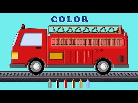 Learn Airport Vehicles For Kids | Plane Ambulance Ladder Truck Oil Tanker Airport Car Jeep | Kids TV