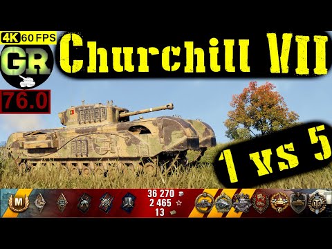 76_World of Tanks Churchill VII WoT Replay - 8 Kills 2.7K DMG(Patch 1.5.0)