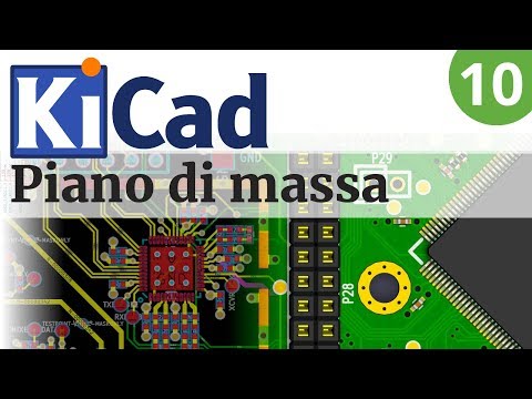 Realizzare un piano di massa e impostare i bordi di taglio con con KiCAD 5 - Video 10