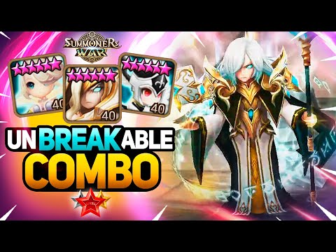 UNBREAKABLE TEAM with UNSTOPPABLE HEALING - Summoners War