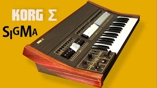 Video thumbnail for KORG SIGMA Analog Synthesizer 1979 | HD DEMO by AnalogAudio1