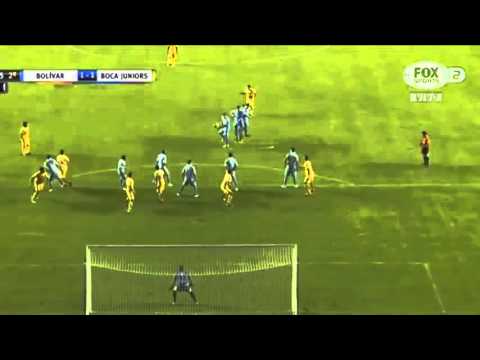 Golazo de Federico Carrizo - Bolivar 1 Vs 1 Boca Juniors - Copa Libertadores