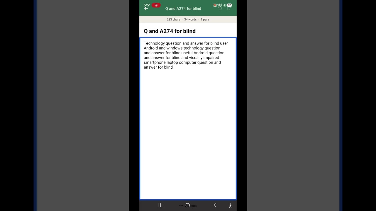 Q and A274 for blind new text to speech best AI assistant WhatsApp chat recover Gemini live