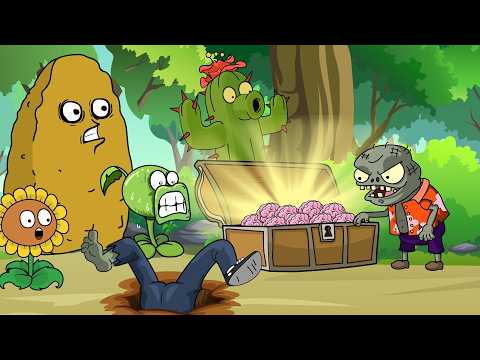 Pvz Funny moment 🤣 Plants vs Zombies 2024 | Cartoon in English for Kids | New episodes