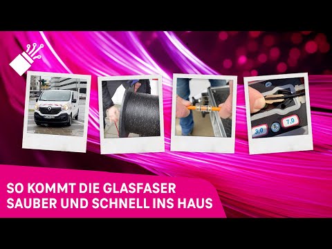 Glasfaser: So kommt sie schnell und sauber ins Haus
