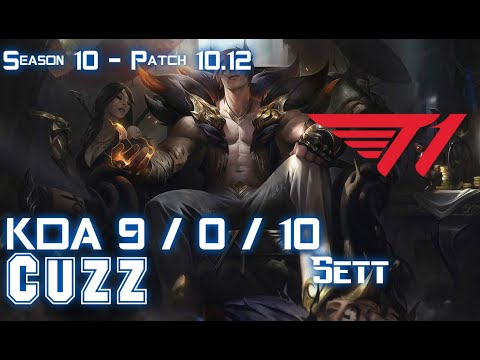 T1 Cuzz SETT vs GRAVES Jungle - Patch 10.12 KR Ranked