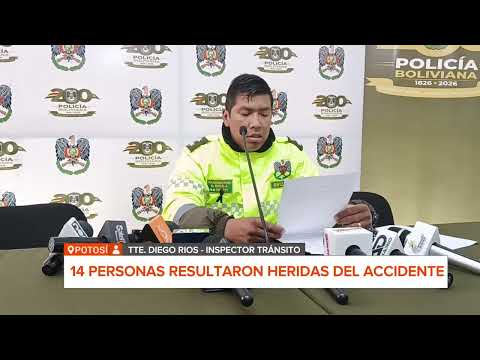 14 HERIDOS TRAS VUELCO EN LA CARRETERA VILLAZÓN - POTOSÍ
