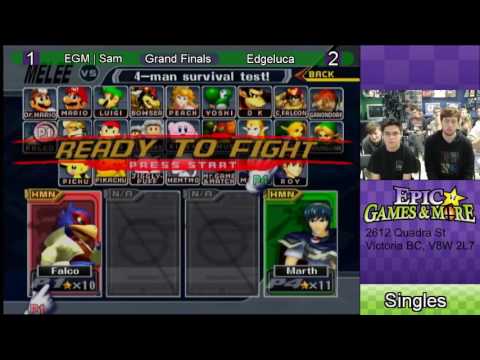 EGM JULY SSBM   Grand Finals   EGM | SAM vs EDGELUCA