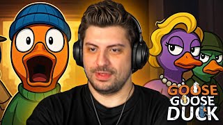 KASABADA KATİLLER ELİNİ KOLUNU SALLAYARAK GEZİYOR! | Goose Goose Duck