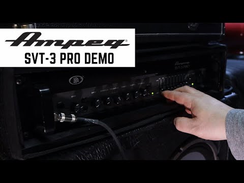 Ampeg SVT-3 Pro Bass Amp-In Depth Review & Demo