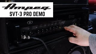 Video thumbnail for Ampeg SVT-3 Pro Bass Amp-In Depth Review & Demo by Stu Studio