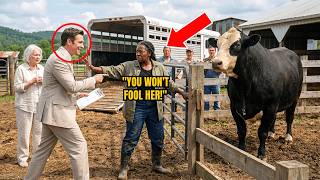 BLACK Maid Stopped the Widow From Selling the Bull for Scraps —Not Knowing It Would Save the Farm...