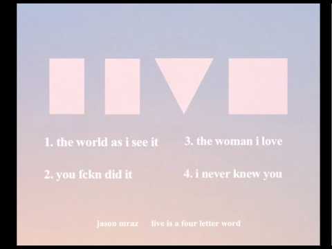 Download Jason Mraz Live Is A Four Letter Word Ep Download Jason Mraz Live Is A Four Letter Word Ep