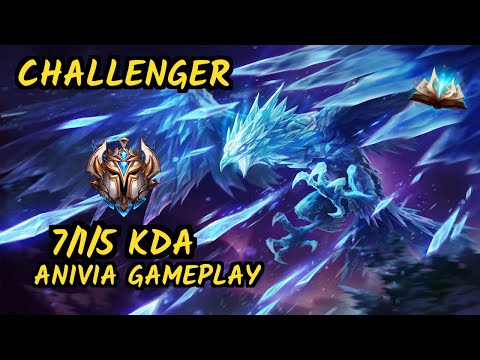 TL Jensen (ANIVIA) - 7/1/5 KDA CHALLENGER GAMEPLAY - NA