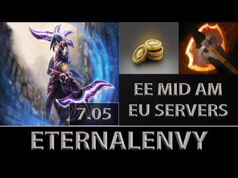 EternaLEnVy [Anti-Mage] Mid AM vs EU Servers ► Dota 2 [7.05]