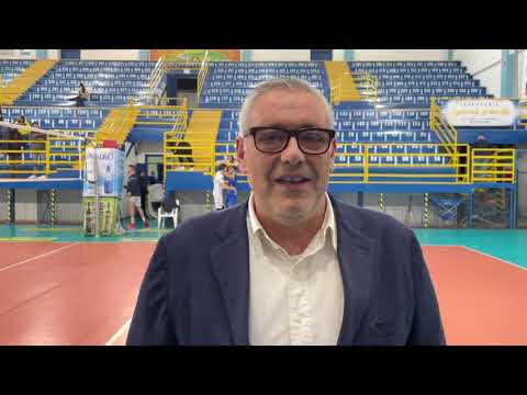 Lino Capriglione parla al termine di Opus Sabaudia - Aurispa Libellula Lecce 1-3 #SabaudiaLecce