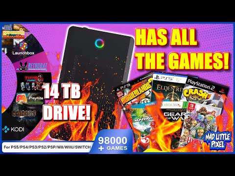 HOW Is This Possible? This 14TB RETRO Emulation Drive Has ALL The Games!