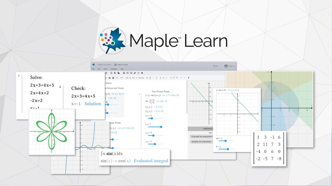 Is maple good for math?