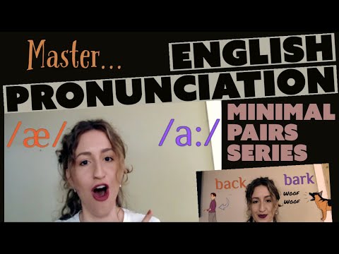 How to say the English /æ/ and /ɑ:/ | Minimal Pair Pronunciation Training