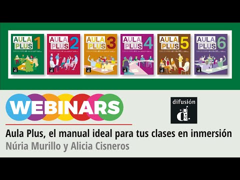Aula Plus, el manual ideal para tus clases en inmersión