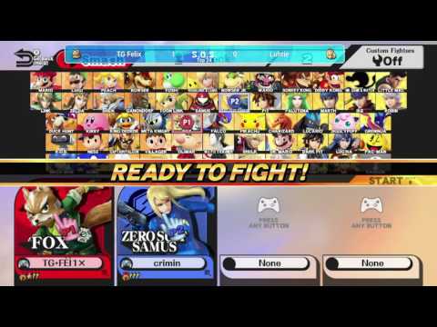SOS12 Top 24 - TG|Felix (Fox) vs Luhtie (Zero Suit Samus)
