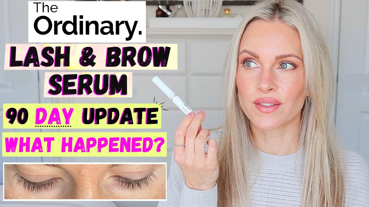 THE ORDINARY MULTI-PEPTIDE LASH & BROW SERUM | 90 DAY UPDATE WITH BEFORE & AFTER'S