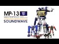 KL變形金剛玩具分享60 MP 13 音波 MP 15 MP 16 磁帶小隊 細節貼紙 Masterpiece Soundwav