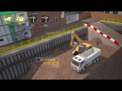 v5d 4d construction and site logistics animation