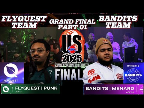 GRAND FINAL ▰ PUNK FLYQUEST VS MENARD BANDITS ▰ Part 01 Street Fighter League US 2025 - SF6
