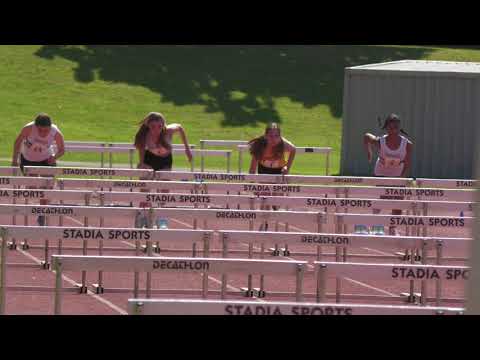 75m hurdles under 15 girls UK Youth Development at Tonbridge u13 u15  18072021