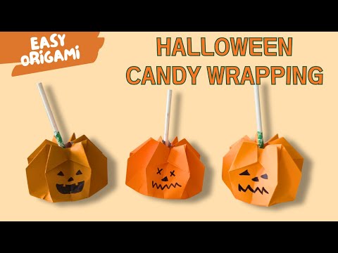 Cute Ghost Origami  Easy Halloween Paper Craft for Kids